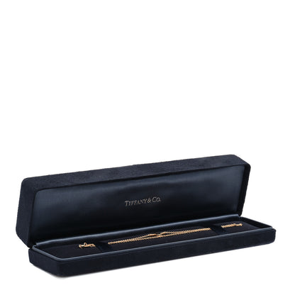 Tiffany 18K Rose Gold T Double Chain Bracelet 5 of 5