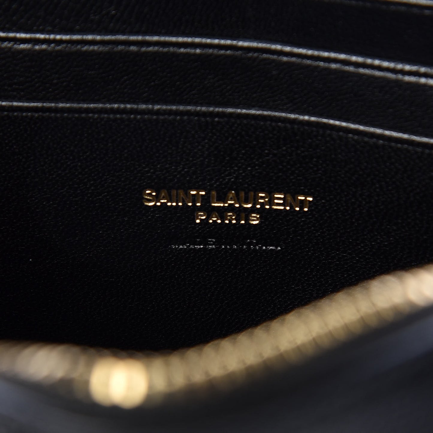 Grain De Poudre Matelasse Monogram Mini Lou Camera Bag Black