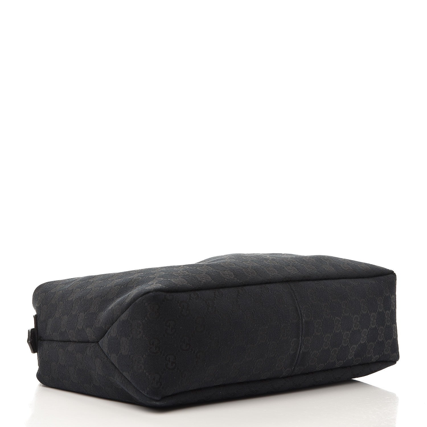 Gucci Monogram Medium Horsebit Chain Hobo Black 4 of 7