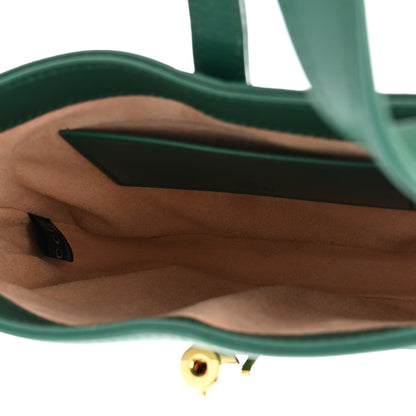 Gucci Boarded Dyana Lux Calfskin Mini Jackie 1961 Hobo Emerald 5 of 9