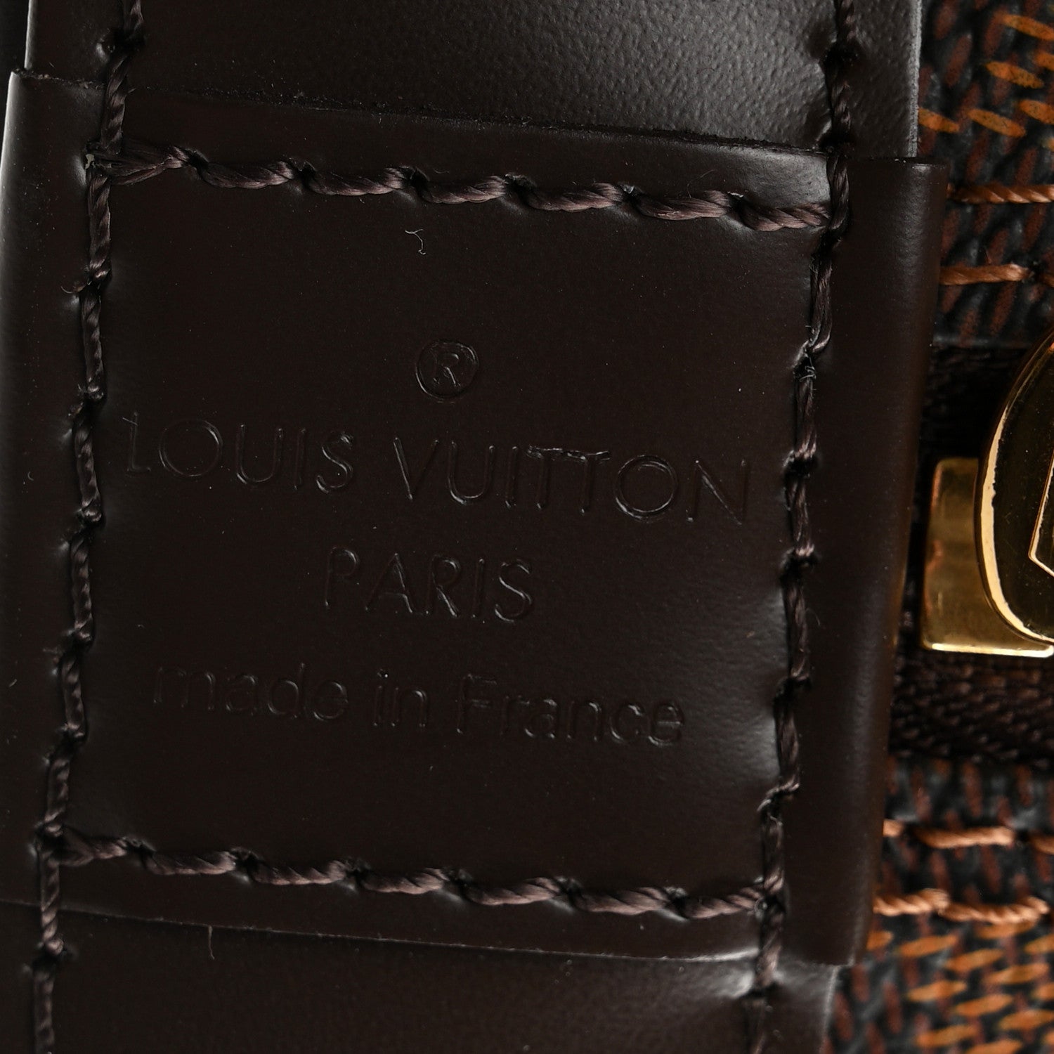 Louis Vuitton Damier Ebene Alma MM 6 of 10