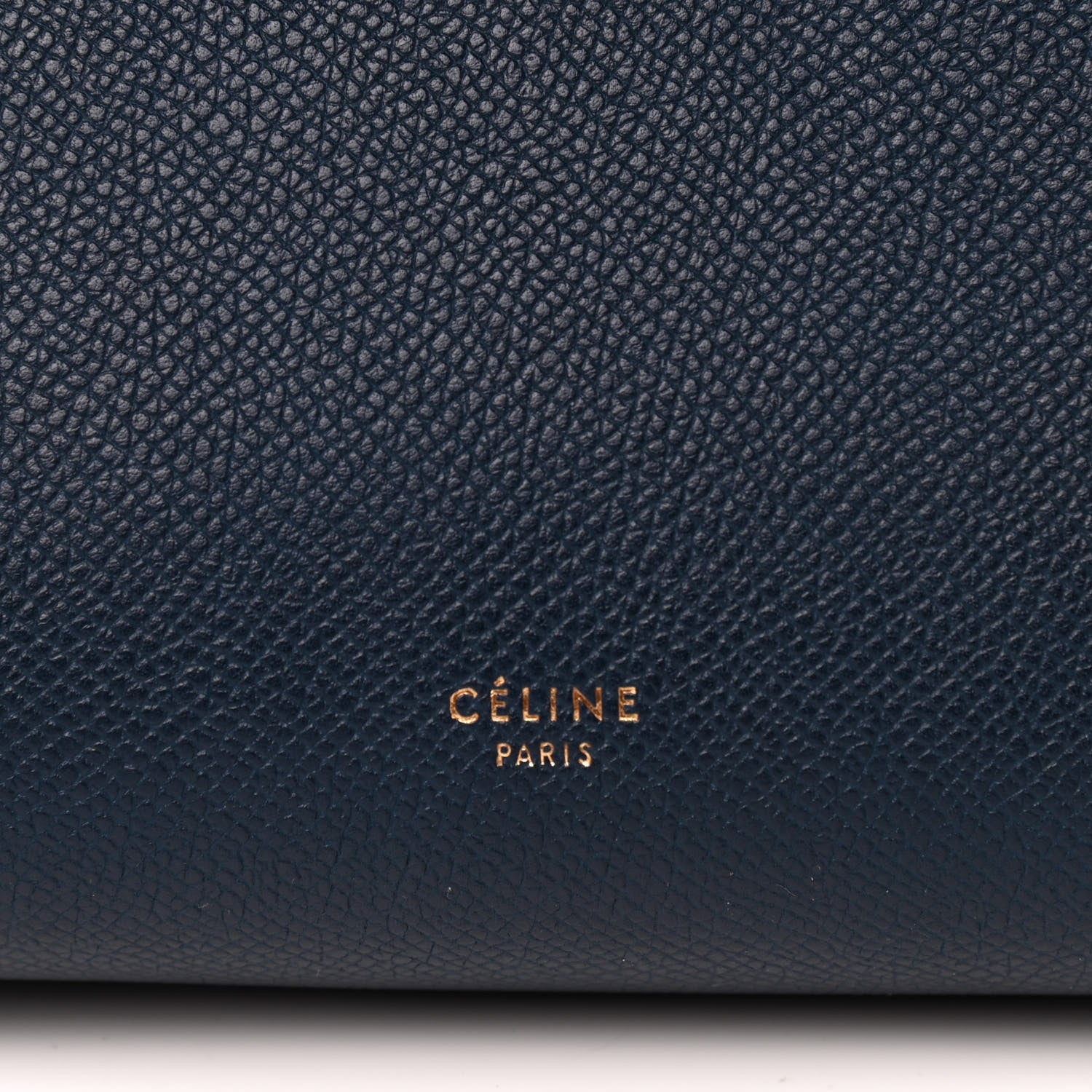 Celine Grained Calfskin Mini Belt Bag Steel Blue 8 of 9