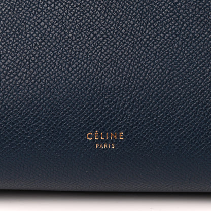 Celine Grained Calfskin Mini Belt Bag Steel Blue 8 of 9