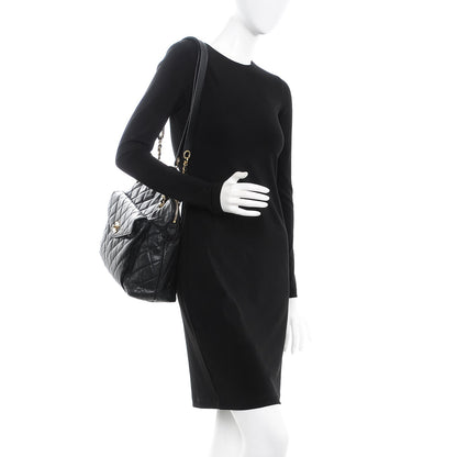 Chanel Caviar Quilted Flap Shoulder Bag Black 2 of 8