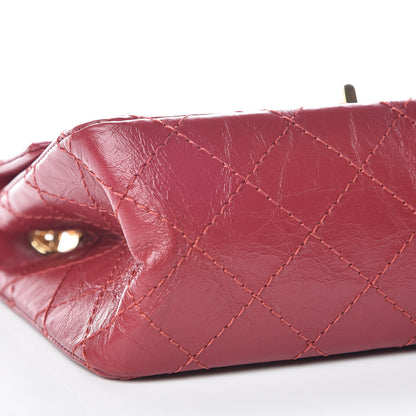 Chanel Aged Calfskin Quilted 2.55 Reissue Mini Flap Red 8 of 10