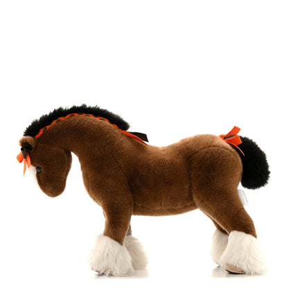 Hermes Fabric Large Hermy The Horse Plush Toy 4 of 5
