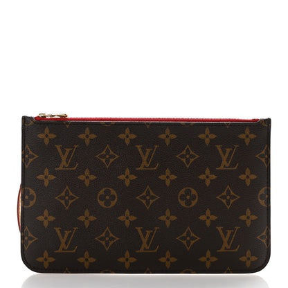 Louis Vuitton Monogram Neverfull MM GM Pochette Cherry 2 of 15