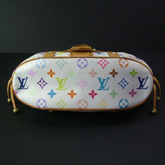 Monogram Multicolor Theda GM White