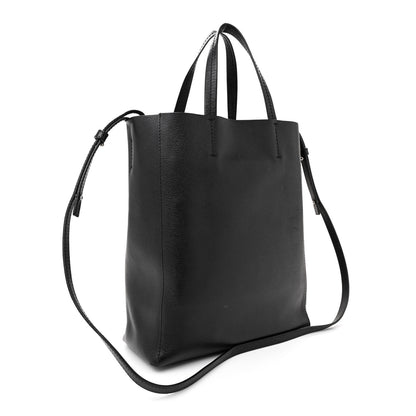 Celine Grained Calfskin Small Vertical Cabas Black 3 of 12