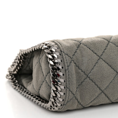 Stella McCartney Shaggy Deer Quilted Mini Falabella Grey 9 of 11