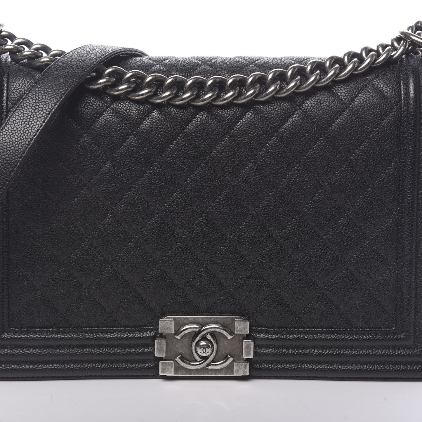 Caviar Quilted New Medium Boy Flap Black