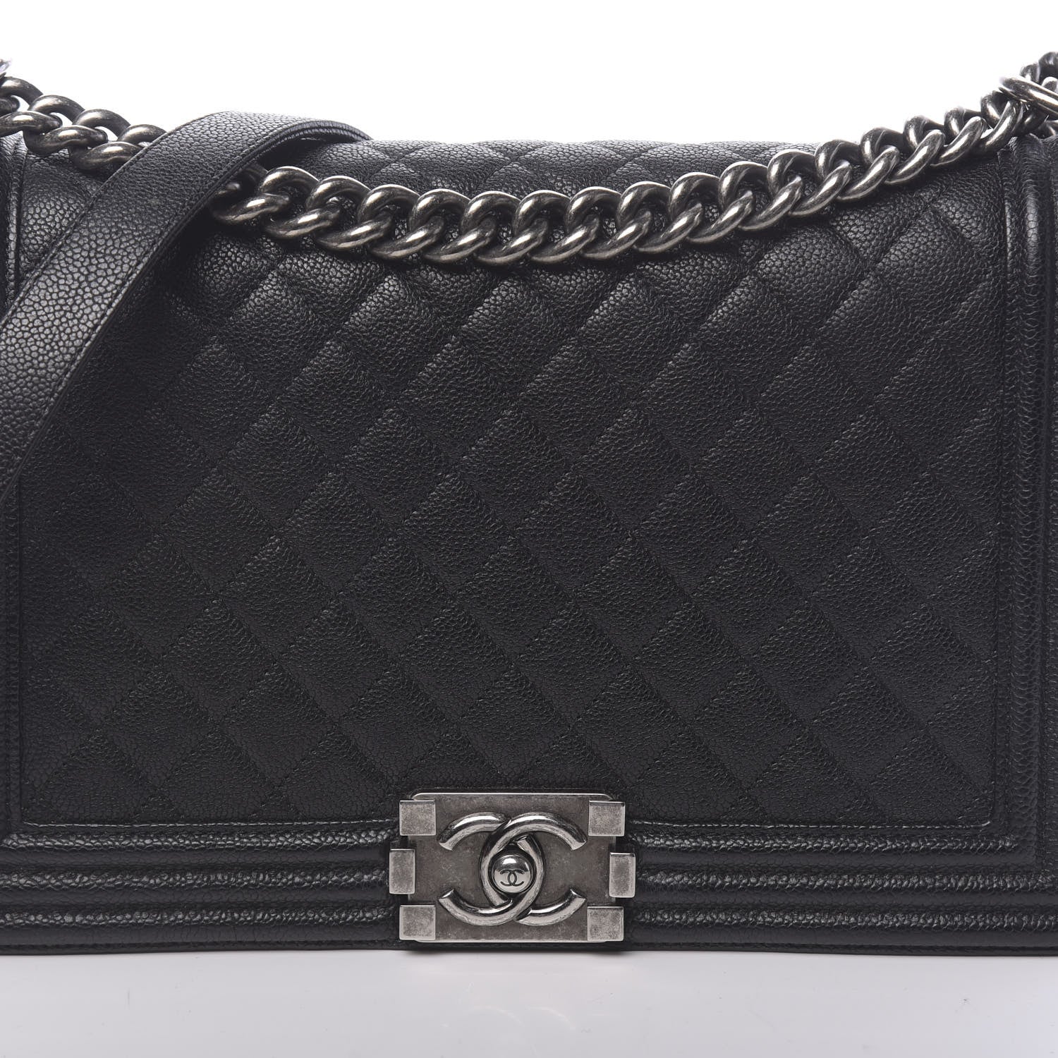 Chanel Caviar Quilted New Medium Boy Flap Black 8 of 11