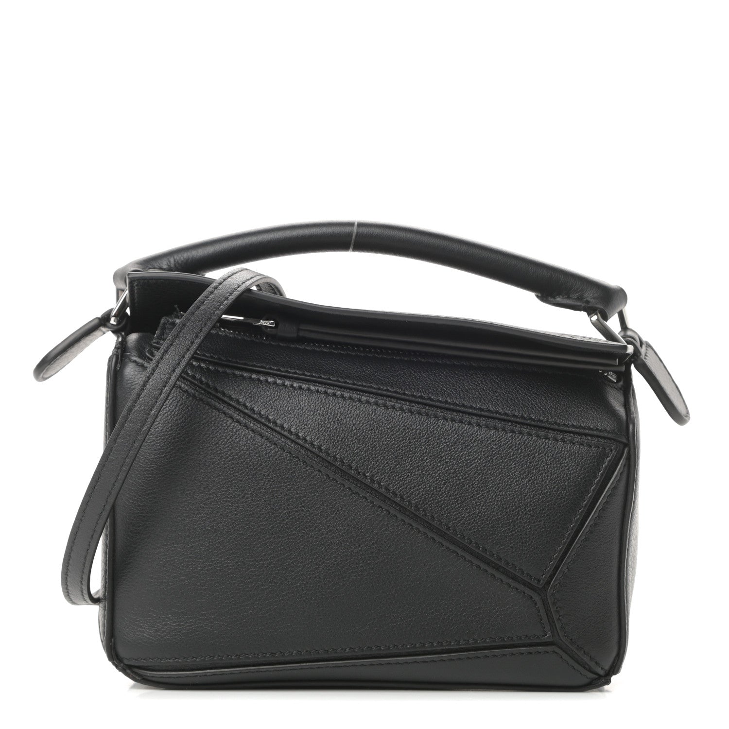 Loewe Calfskin Mini Puzzle Bag Black 1 of 11