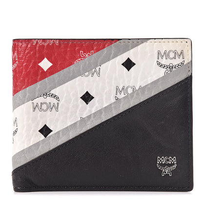 MCM Visetos Colorblock Bifold Wallet Black 1 of 7