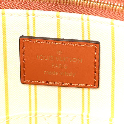 Louis Vuitton Raffia Calfskin Monogram Giant Onthego GM Tan 6 of 11