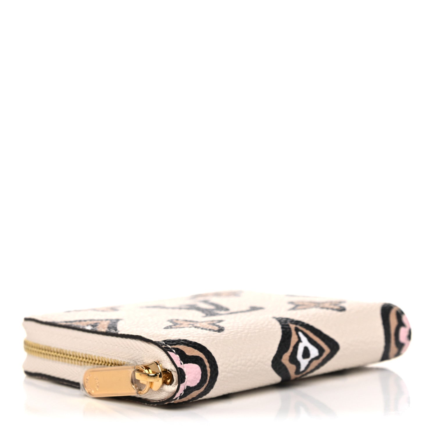 Louis Vuitton Monogram Giant Wild At Heart Zippy Coin Purse Creme 4 of 7