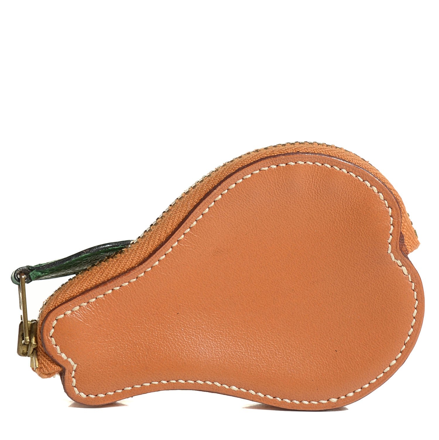 Hermes Natural Barenia Pear Coin Purse 1 of 11