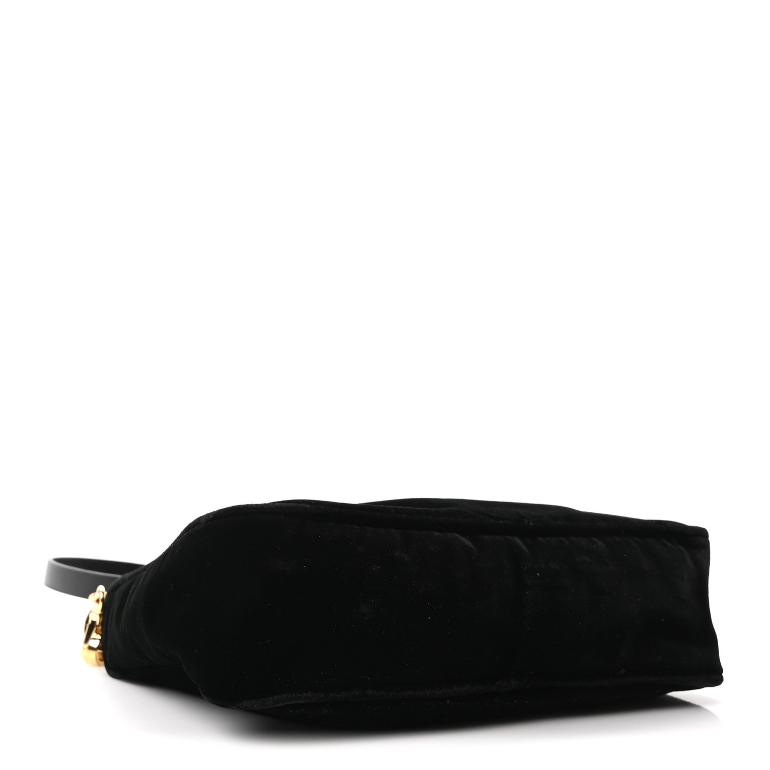 Prada Velvet Nappa Mini Re-Edition Shoulder Bag Black 4 of 10