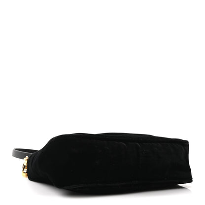 Prada Velvet Nappa Mini Re-Edition Shoulder Bag Black 4 of 10