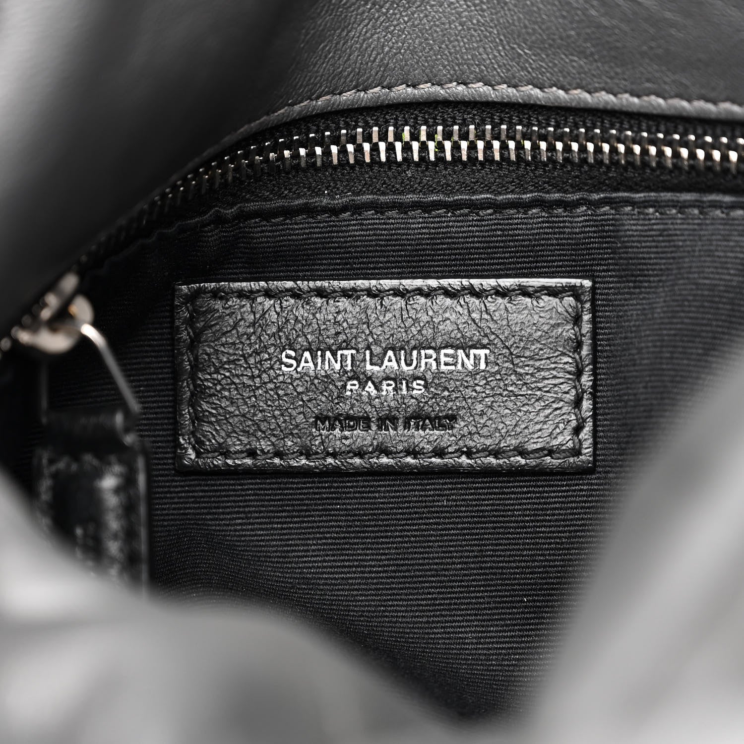 Saint Laurent Lambskin Quilted Small Loulou Puffer Monogram Chain Satchel Concrete 6 of 16