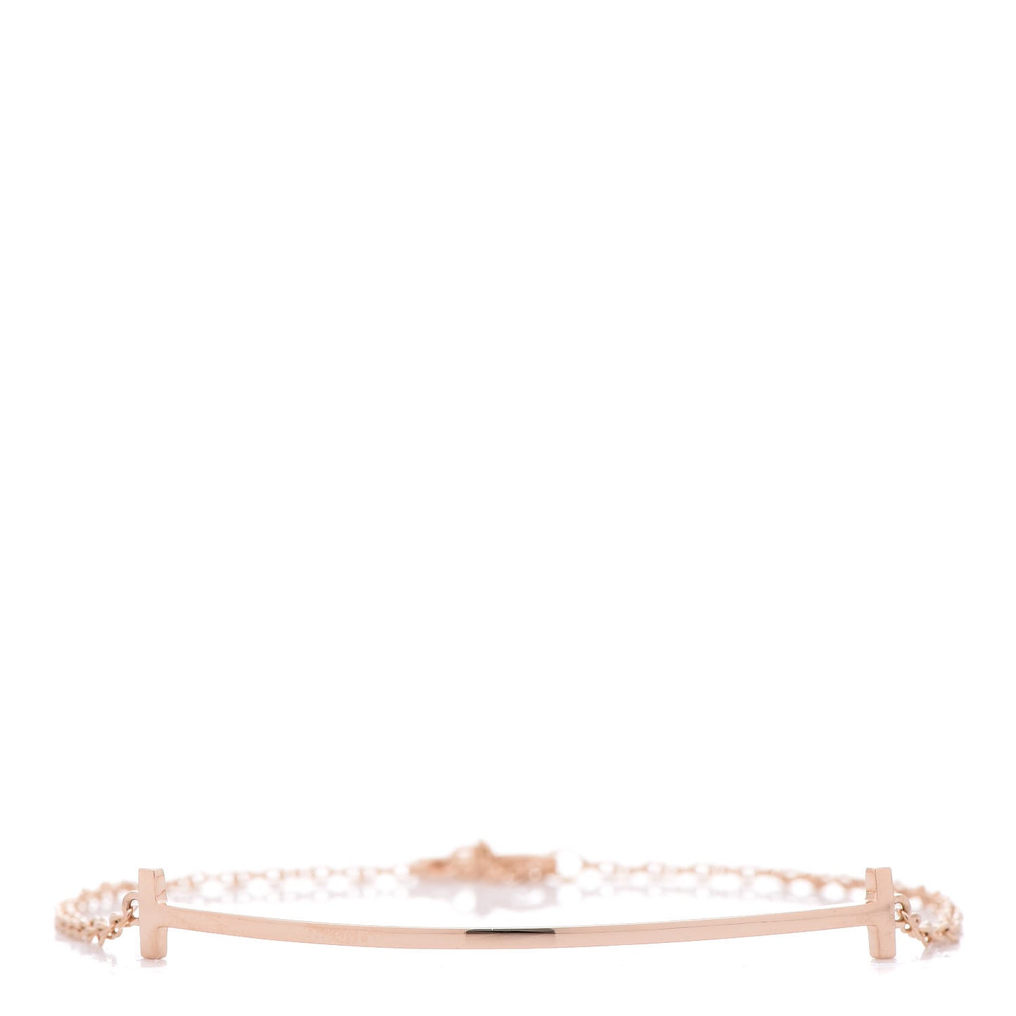 18K Rose Gold T Smile Bracelet