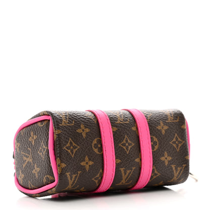 Louis Vuitton Monogram LV Colormania Mini Keepall Pouch Bag Charm Pink 4 of 7