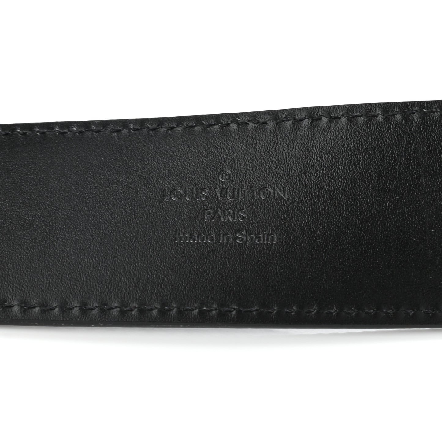 Damier Graphite 40mm LV Initiales Belt 90 36
