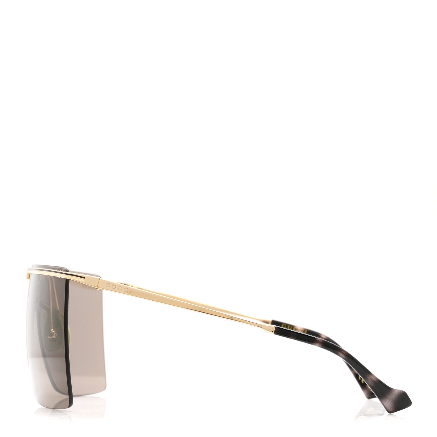 Gucci Metal Rimless Shield Sunglasses GG1096S 3 of 8