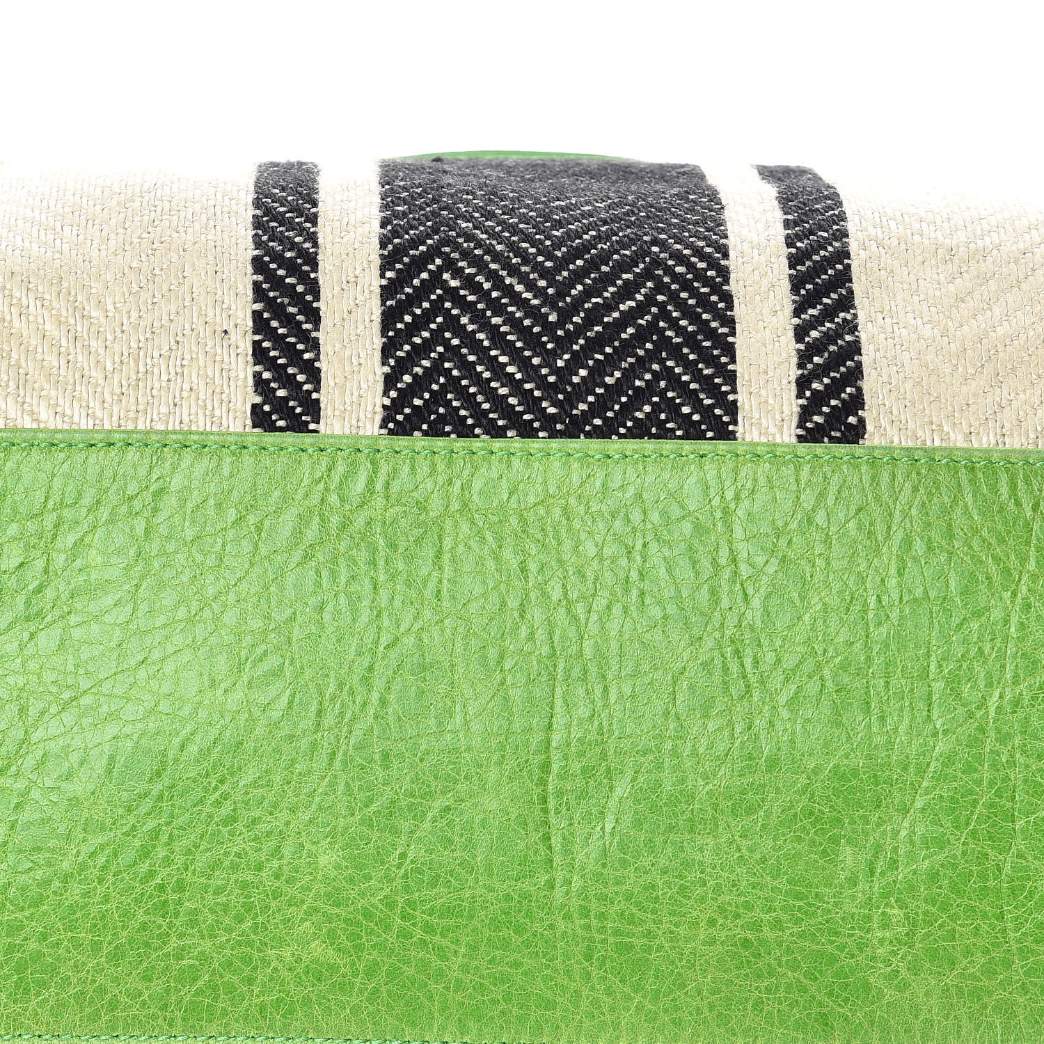 Balenciaga Agneau Linen Classic Hardware City Green 11 of 17