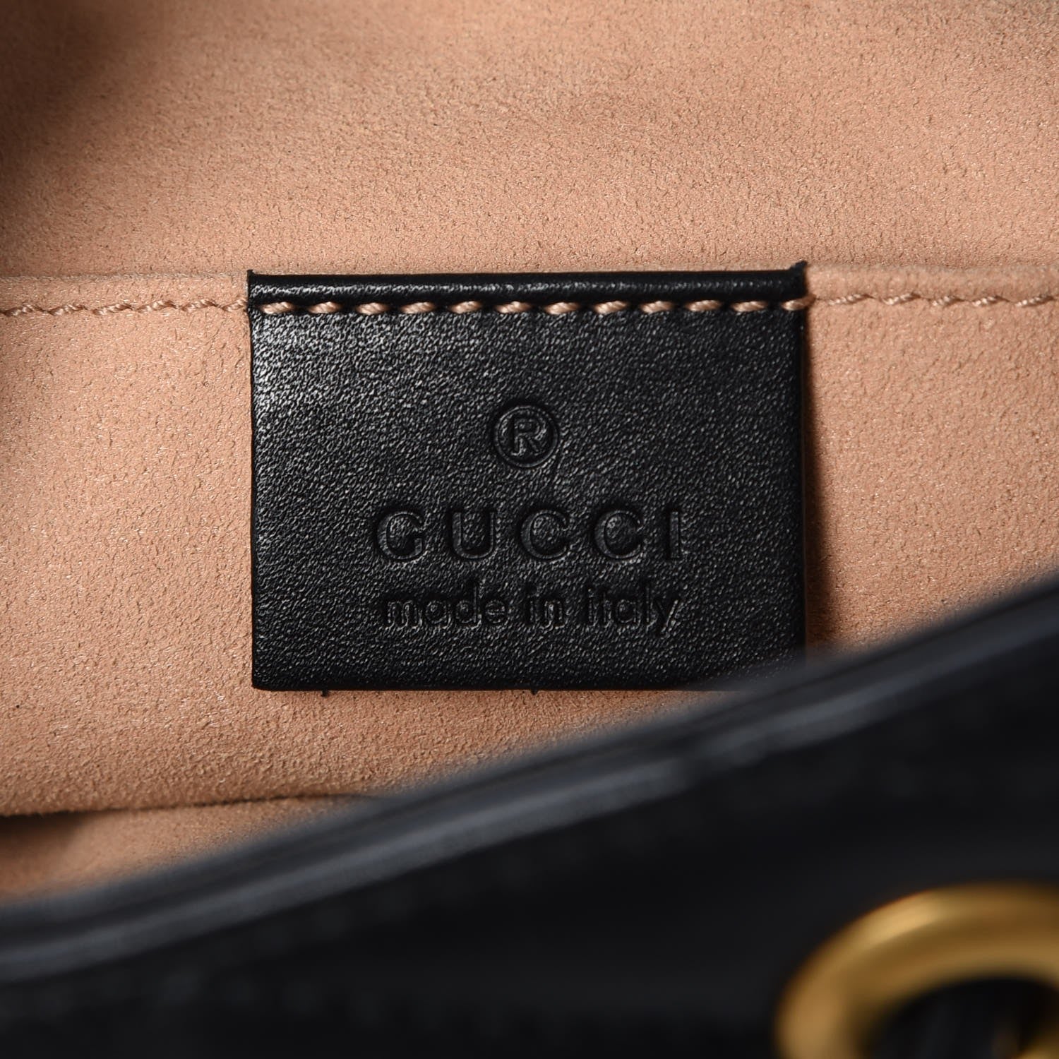 Gucci Calfskin Matelasse GG Marmont Flap Backpack Black 6 of 10