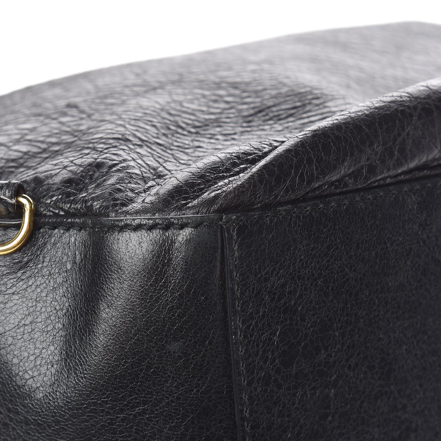 Agneau Giant 12 Gold Hardware Traveler Convertible Backpack Black