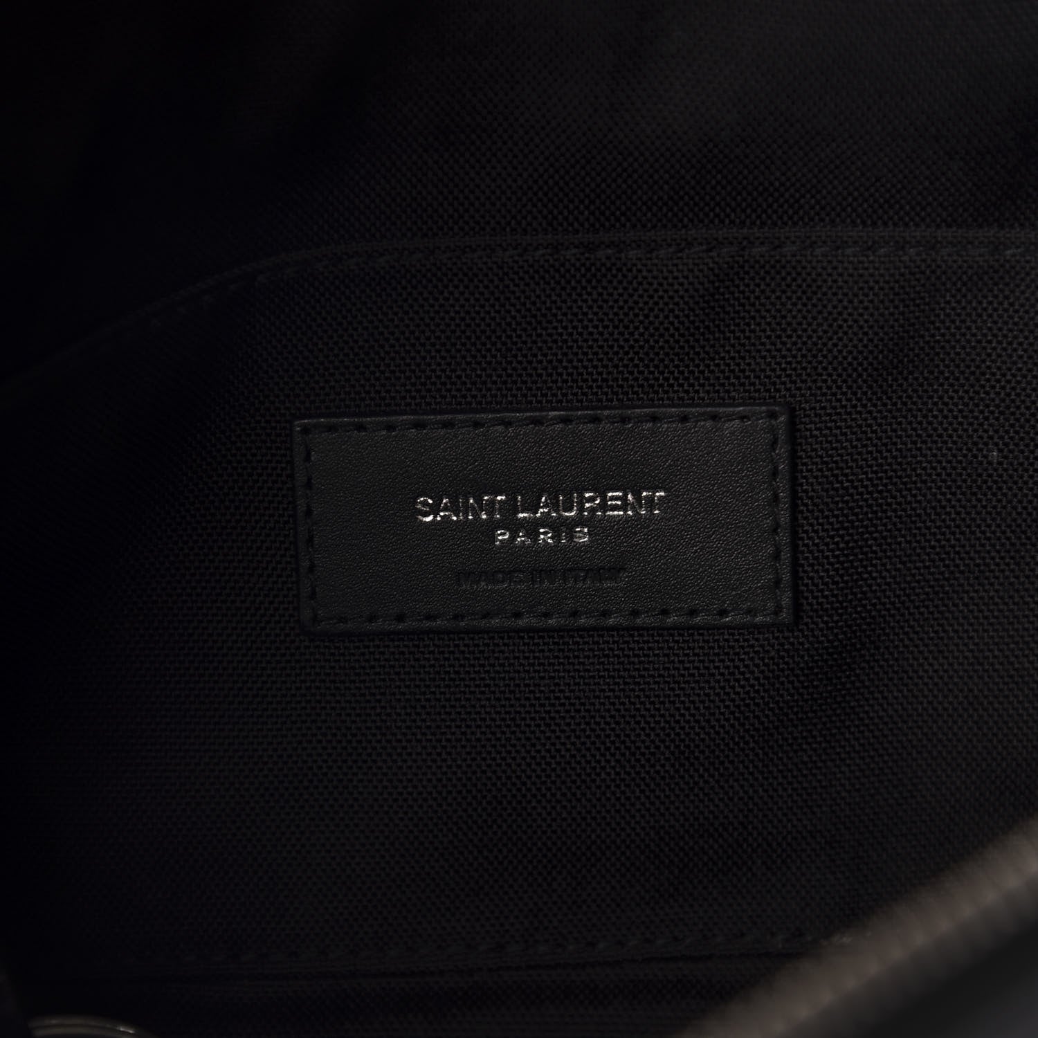 Saint Laurent Calfskin City Belt Bag Black 8 of 10