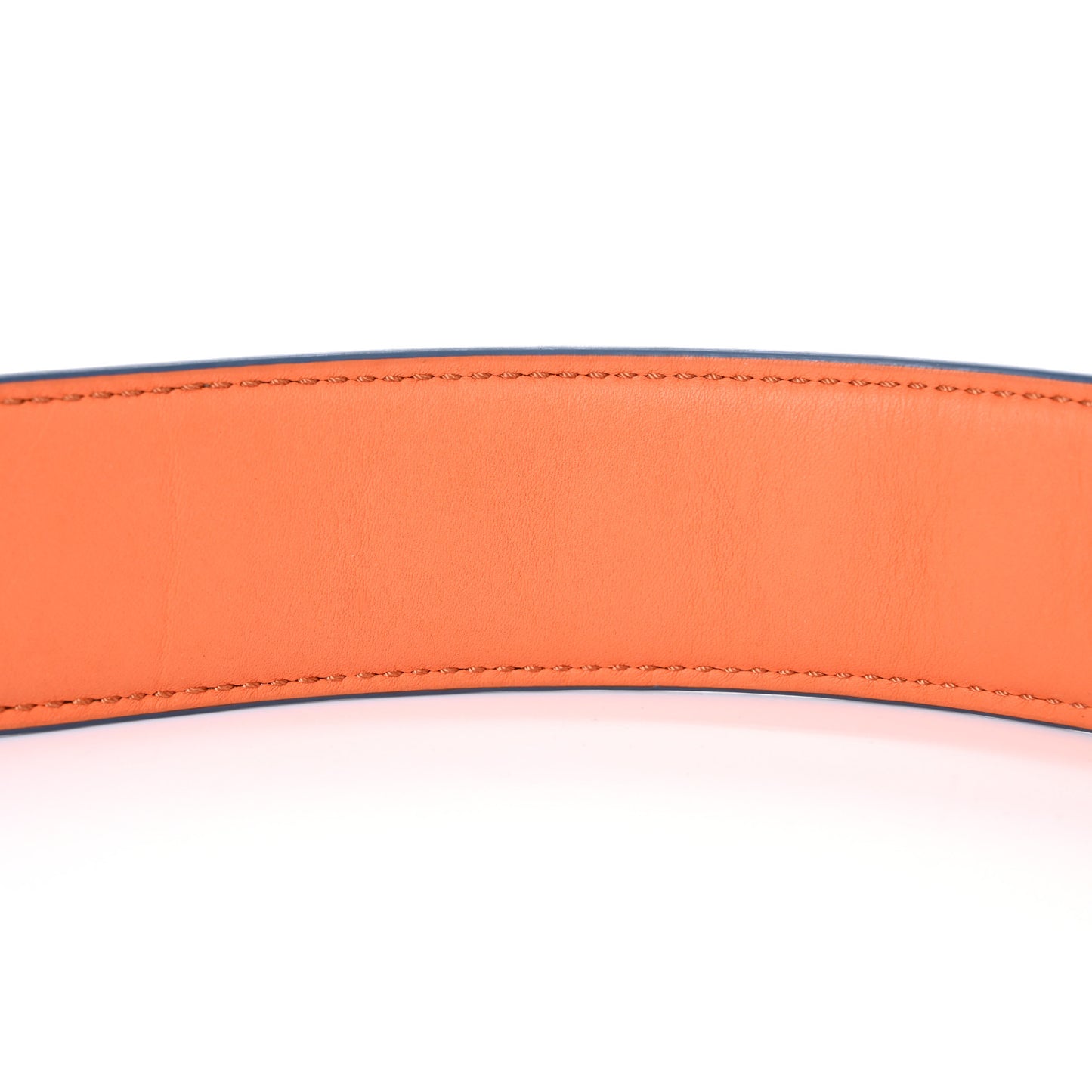 Vitello Dolce Plexiglass Bi-Color Studded Strap You Grigio Polvere Arancio Multicolor