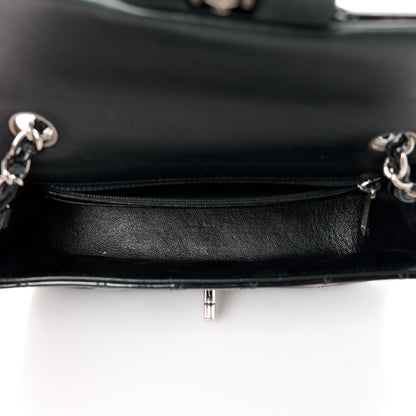 Chanel Patent Calfskin Quilted Mini Rectangular Flap Black 5 of 11