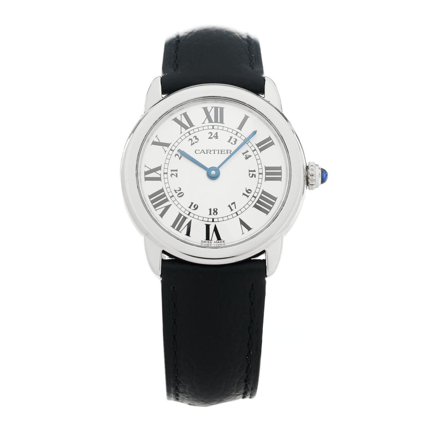 Stainless Steel Calfskin 29mm Ronde Solo Quartz Watch