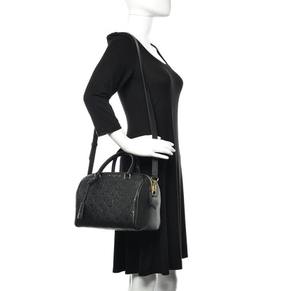 Louis Vuitton Empreinte Speedy Bandouliere 25 NM Black 2 of 10