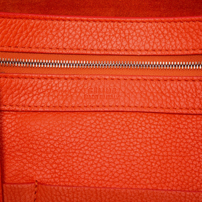 Celine Grained Calfskin Medium Horizontal Cabas Phantom Bright Orange 6 of 7