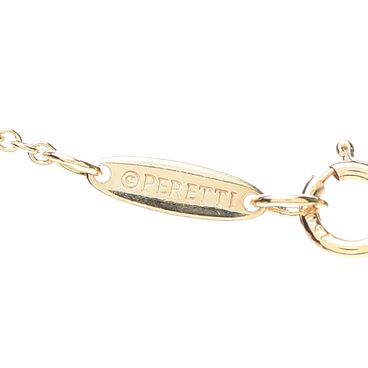 18K Yellow Gold Elsa Peretti Open Wave Necklace