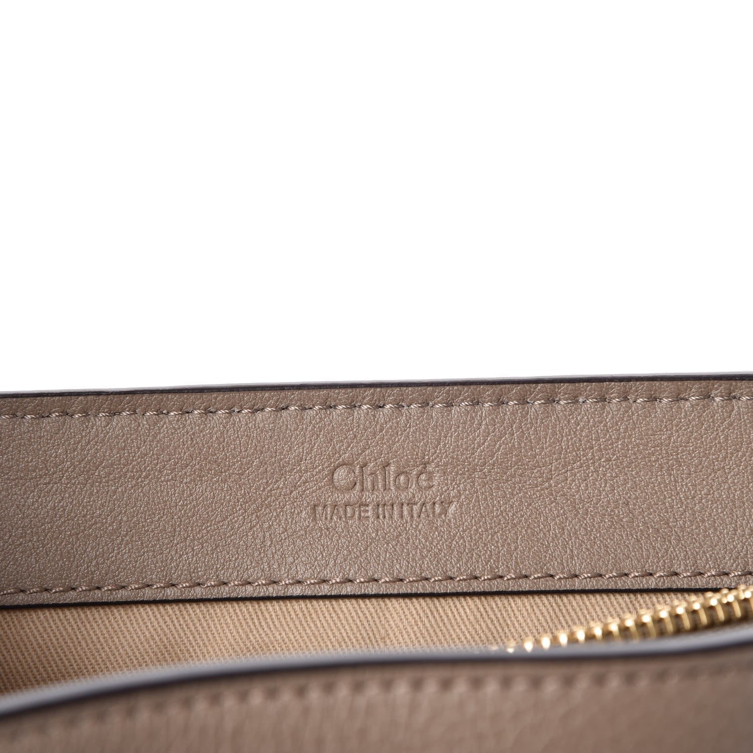 Chloe Calfskin Small Faye Day Shoulder Bag Motty Grey 7 of 8