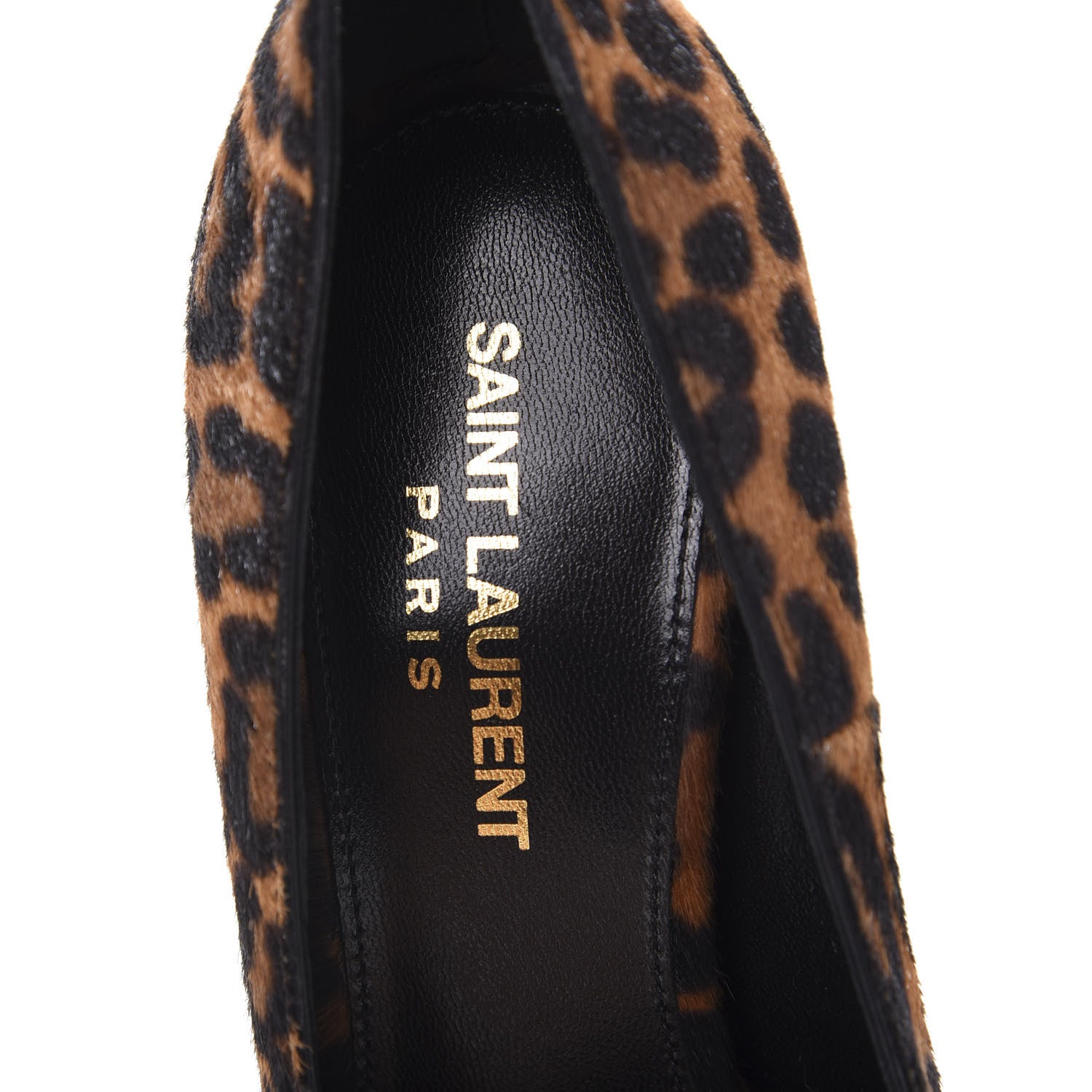 Saint Laurent Calf Hair Leopard Print Opyum 110 Pumps 35 Brown 7 of 10