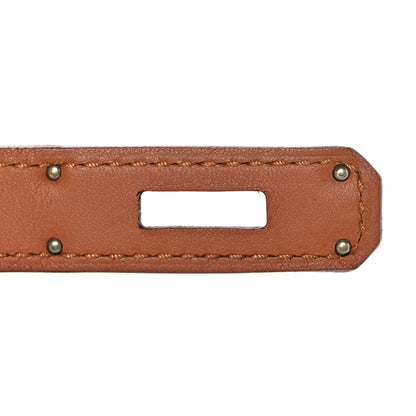 Hermes Swift Epsom Tressage Birkin 30 Gold Bleu de Nord Bleu Indigo 29 of 34