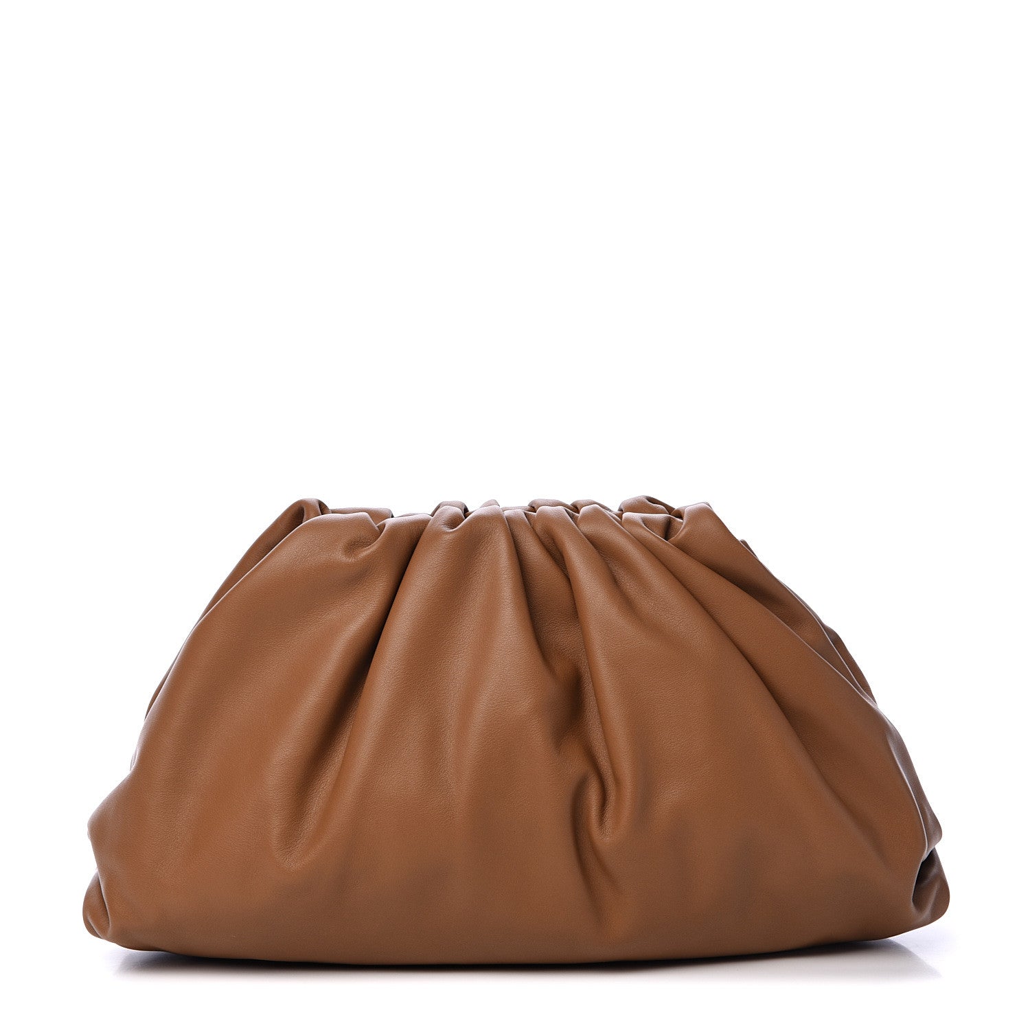 Bottega Veneta Smooth Butter Calf The Pouch Oversized Clutch Cammello 1 of 8