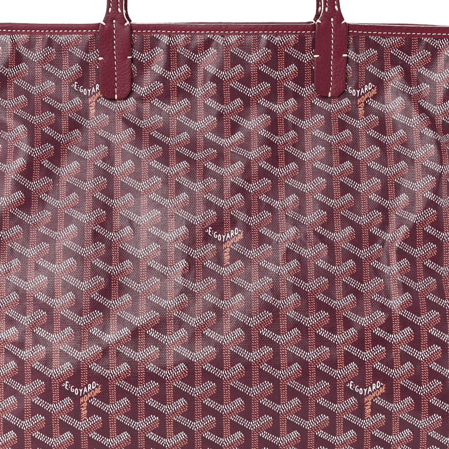 Goyard Goyardine Sac Hardy Pet Carrier PM Burgundy 9 of 14