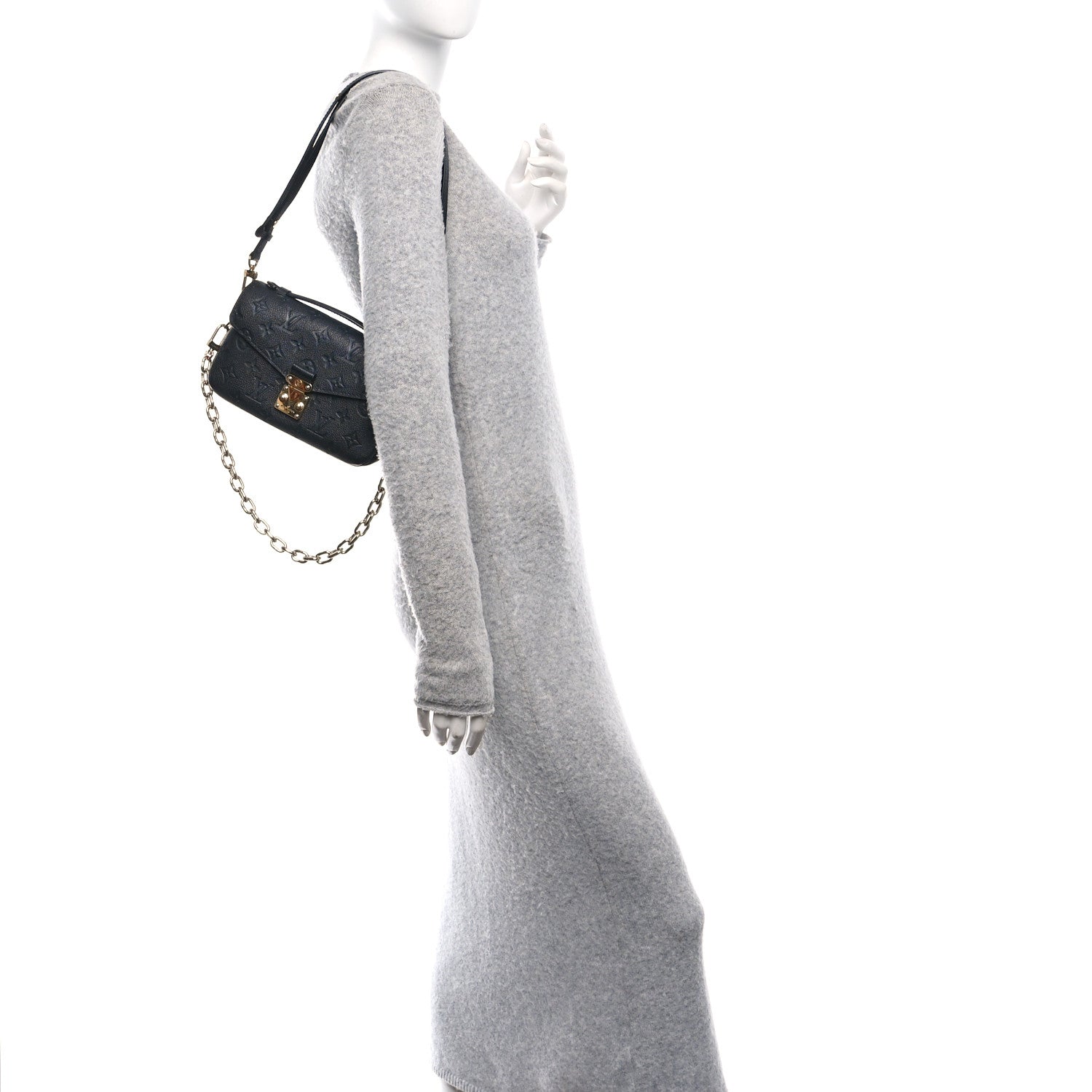 Louis Vuitton Empreinte Pochette Metis East West Black 2 of 10