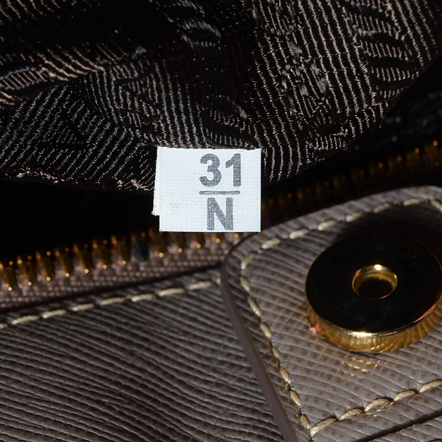 Prada Saffiano Lux Large Tote Argilla 7 of 11