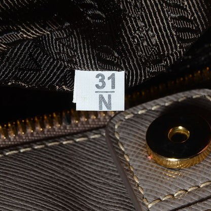 Prada Saffiano Lux Large Tote Argilla 7 of 11