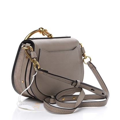 Chloe Calfskin Suede Small Nile Bracelet Bag Motty Grey 2 of 8