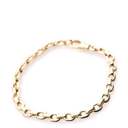 Cartier 18K Yellow Gold Meplat Link Chain Bracelet 1 of 4