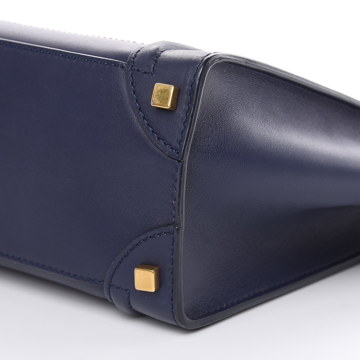 Celine Smooth Calfskin Micro Luggage Navy Blue 10 of 17