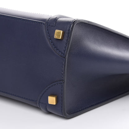 Celine Smooth Calfskin Micro Luggage Navy Blue 10 of 17